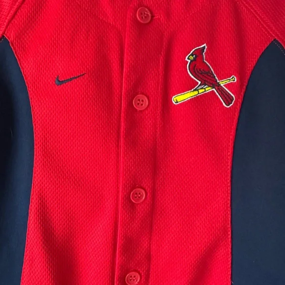 Nike St. Louis Cardinals Kids Bodysuit - Picture 2 of 8